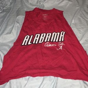 Alabama Cropped Muscle Tee
